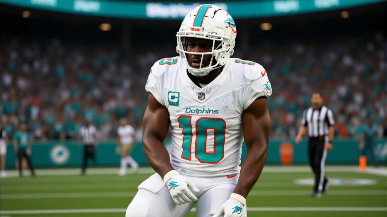 Tyreek Hill's knee injury sidelines star, dims Miami playoff hopes