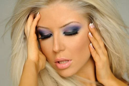 blue lilac eye makeup ideas