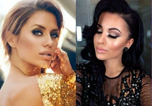 gold-silver new years eve makeup ideas