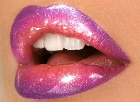 pink purple ombre lips 2014