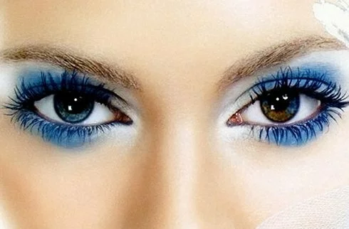 silver blue makeup ideas 2014